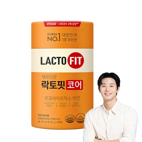 유산균 - 종근당 락토핏 생유산균 코어 1통(2개월분) 생 유산균, 120g, 1개