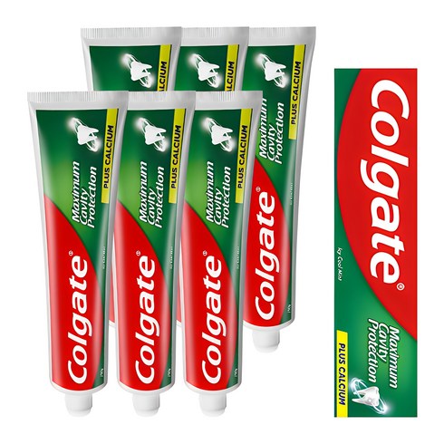 colgate치약 - 콜게이트 플루오라이드 치약 아이씨쿨민트, 175g, 6개