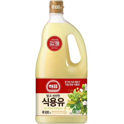 식용유1.8l - 해표 식용유, 1.8L, 1개