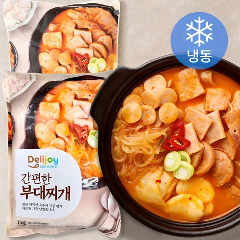 부대찌개 - 간편한 부대찌개 (냉동), 1kg, 2개