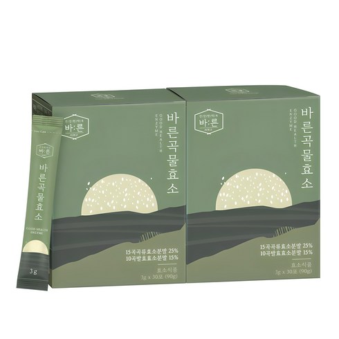 효소 - 바른 곡물효소 누룽지맛, 90g, 2개