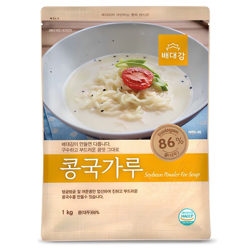 콩가루콩국수 - 배대감 콩국가루, 1kg, 1개