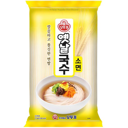 호면 - 오뚜기옛날 국수 소면, 1.5kg, 1개