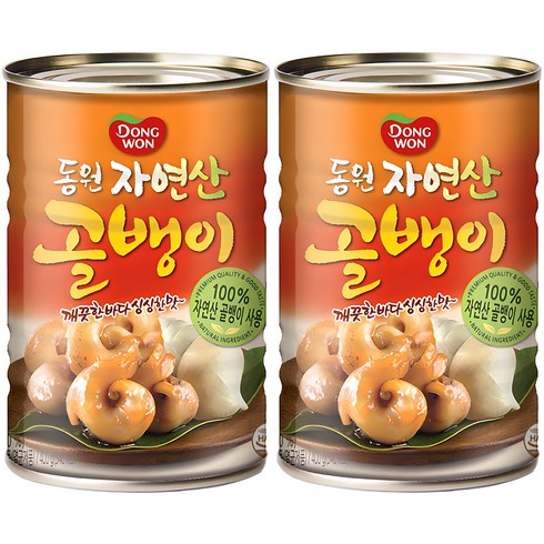 동원자연산골뱅이400g - 동원 자연산 골뱅이, 400g, 2개