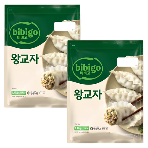 비비고왕교자 - 비비고 왕교자 1.4KG x2, 2개