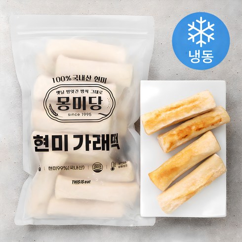 현미 가래떡 - 몽미당 현미 가래떡 (냉동), 1kg, 1개