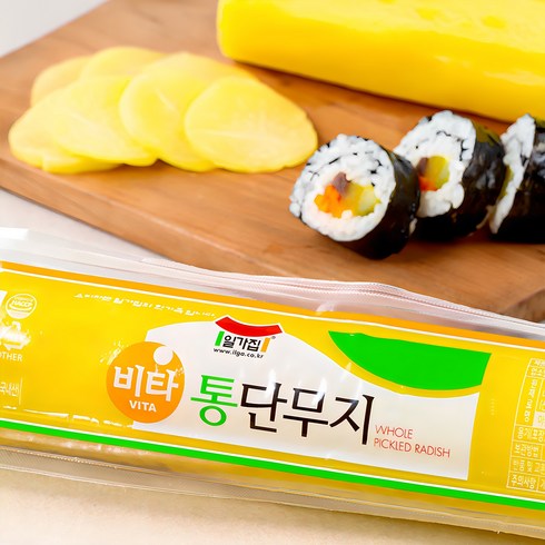 통단무지 - 일가집 비타 통단무지, 500g, 1개