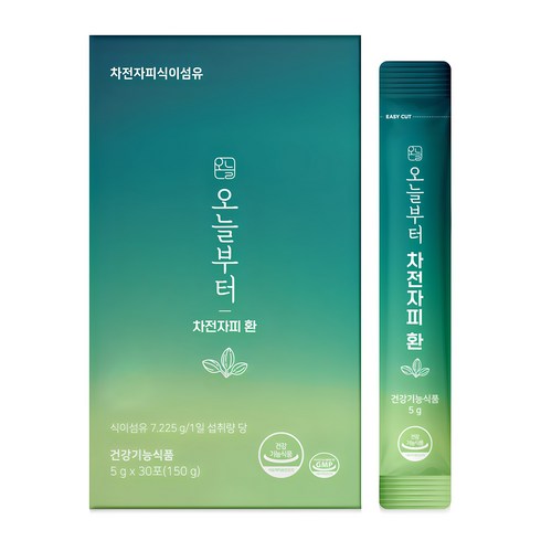 늘씬자피 - 오늘부터 차전자피 환 쾌변 식이섬유 (30포), 150g, 1개