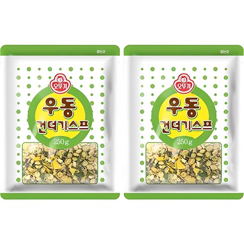 우동건더기 - 오뚜기 우동 건더기 스프, 250g, 2개