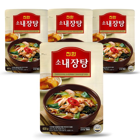 소내장탕 - 진한식품 진한 소내장탕, 600g, 4개