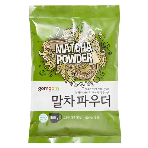 말차가루 - 곰곰 말차 파우더, 500g, 1개입, 1개