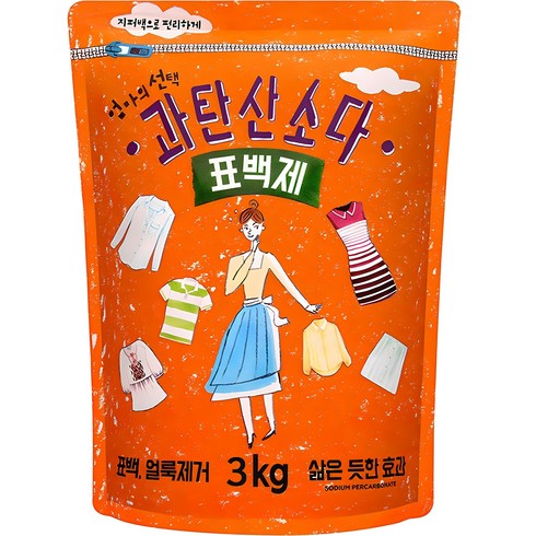 마더케이디아표백제 - 엄마의선택 과탄산소다 표백제, 3kg, 1개