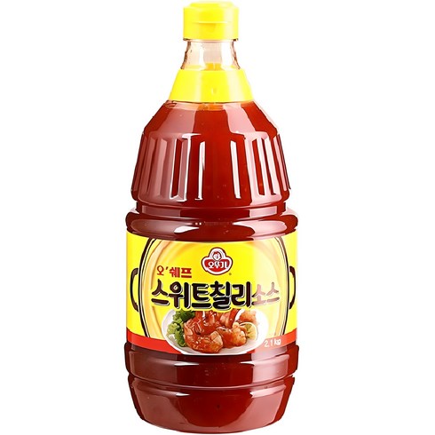 칠리소스 - 오뚜기 스위트 칠리소스, 2.1kg, 1개