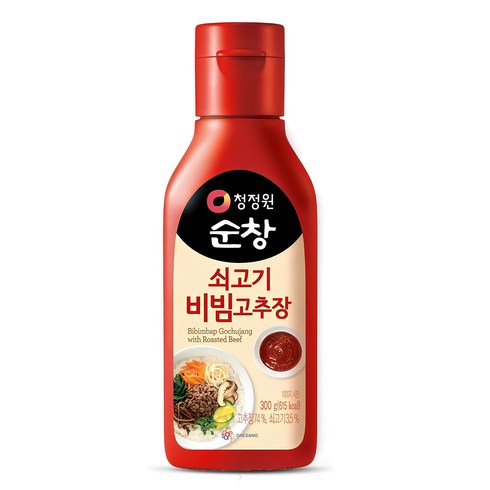 비빔밥고추장 - 청정원순창 쇠고기 비빔고추장, 300g, 1개