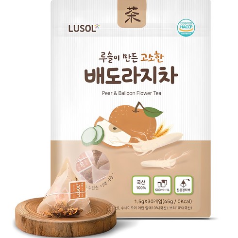 루솔배도라지말랑스틱 - 루솔이 만든 고소한 배도라지차, 1.5g, 30개입, 1개