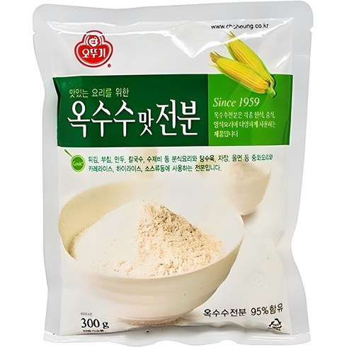 옥수수전분 - 오뚜기 옥수수맛 전분, 300g, 1개