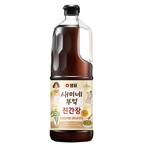 세미네부엌 - 새미네부엌 진간장, 1.7L, 1개