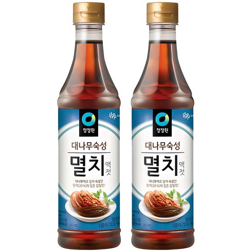 청정원멸치액젓 - 청정원 대나무숙성 멸치액젓, 1kg, 2개