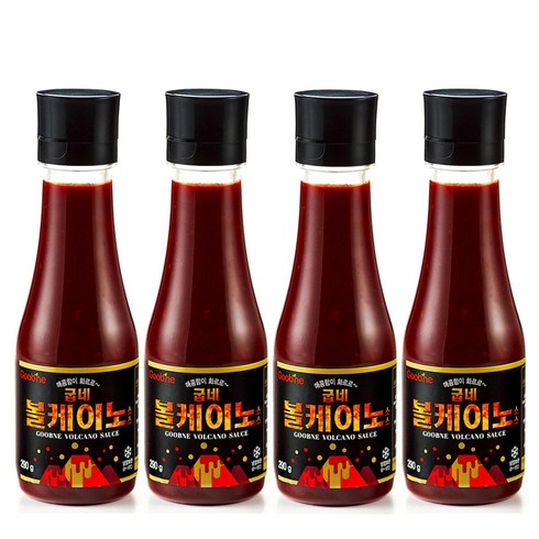 굽네 볼케이노 소스 290g*4병 AV04, 290g, 4개