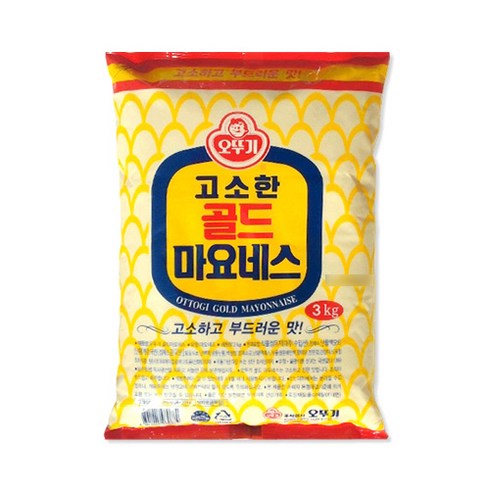 오뚜기마요네즈3.2 - 오뚜기 고소한 골드마요네스, 3kg, 1개