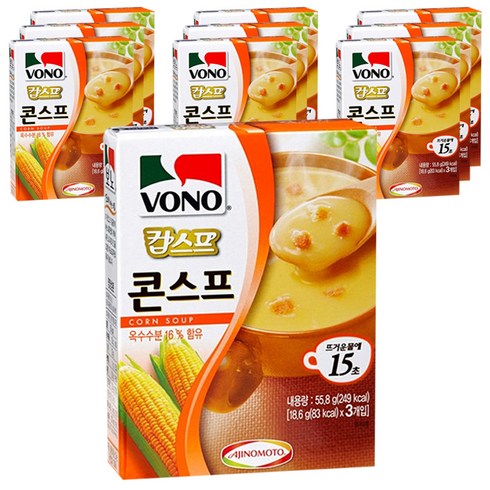 보노 농심 콘스프, 55.8g, 10개