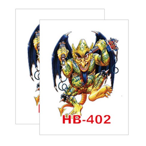허니걸 타투 타투스티커 2개, HB-402