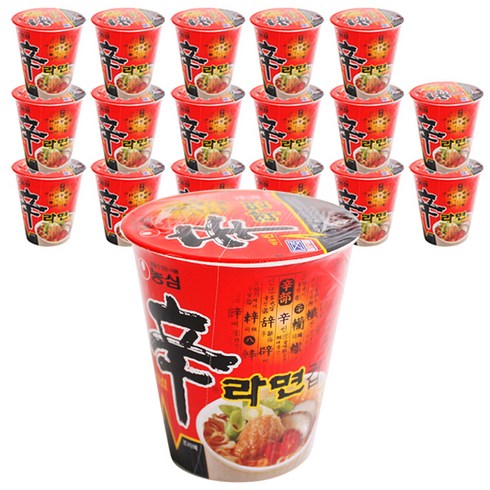 농심 신라면 컵 65g, 18개