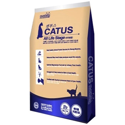 캣투스 대용량 고양이사료, 20kg, 1개