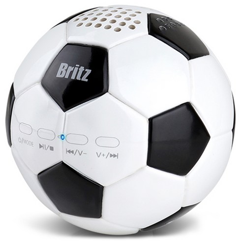 브리츠 블루투스 스피커, BZ-MAB18 Foot Ball, 혼합색상