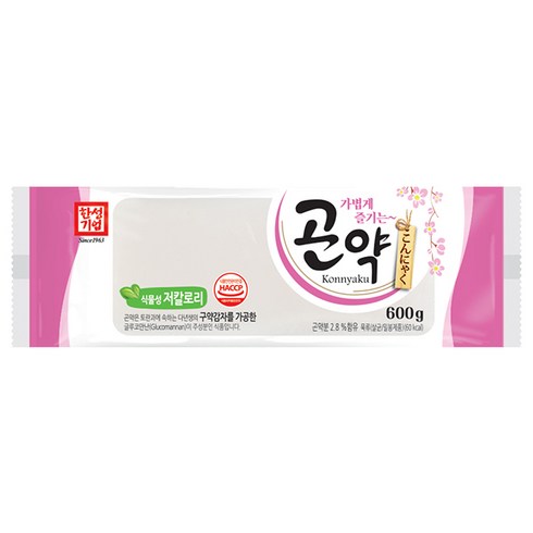 곤약 - 한성기업 가볍게 즐기는 곤약, 600g, 1개