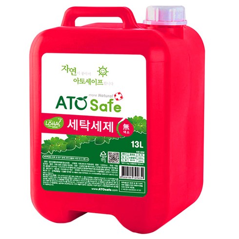 아토세이프 세탁세제 본품, 13L, 1개