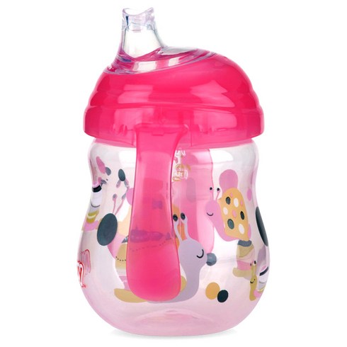 누비 클릭잇 귀여운 스파우트컵 270ml, 핑크, 1개