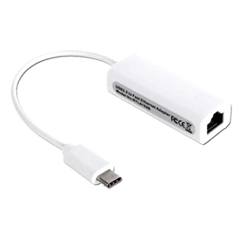 2023년 가성비 최고 노트북 랜선 젠더 C타입 USB 3.0 to LAN 맥북 랜젠더 랜포트 연결 220GTC - 뉴비아 C Type 랜젠더 케이블, 혼합 색상, 1개