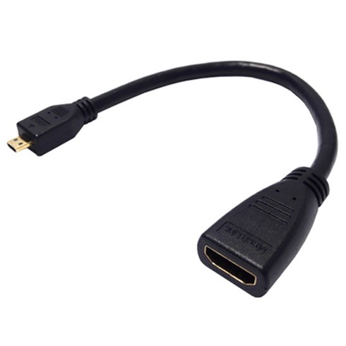 마하링크 HDMI F to Micro HDMI M 변환젠더 15cm H015