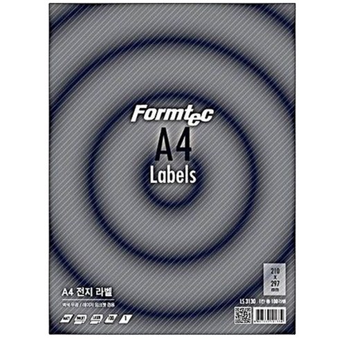 폼텍 분류표기용라벨 LS3130 100매 1칸, LS-3130, 100매입