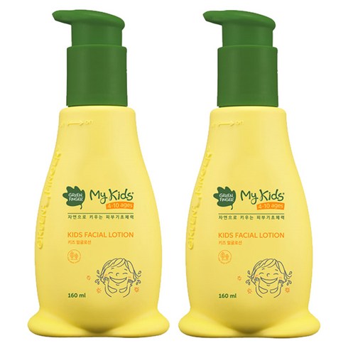 그린핑거 마이키즈 얼굴 로션, 2개, 160ml