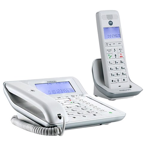 유무선전화기 - 모토로라 디지털 유무선전화기 C7201A, C7201A(화이트)