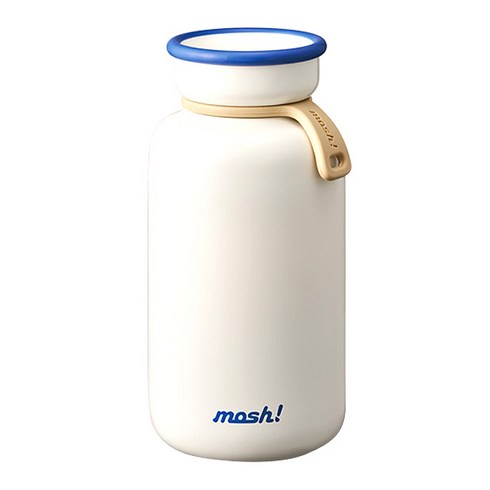 모슈 보온보냉 라떼 텀블러, 화이트, 450ml, 1개