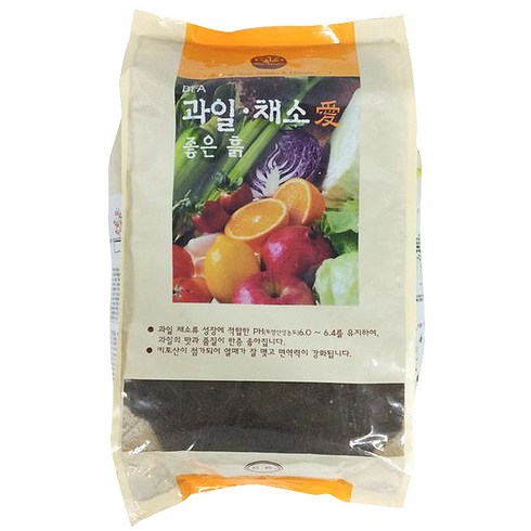 프레시가든 과일 채소애 좋은 흙 5.5L, 1개