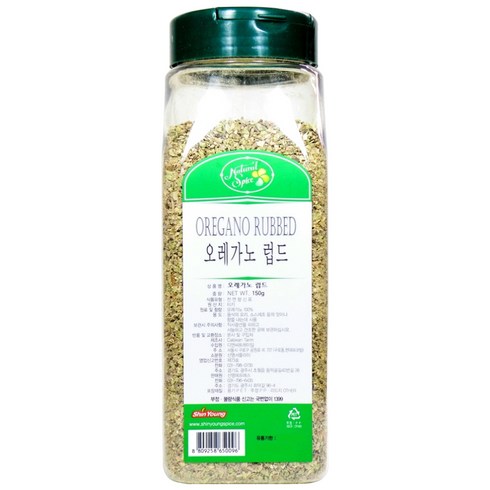 내츄럴스파이스 오레가노 럽드, 150g, 1개