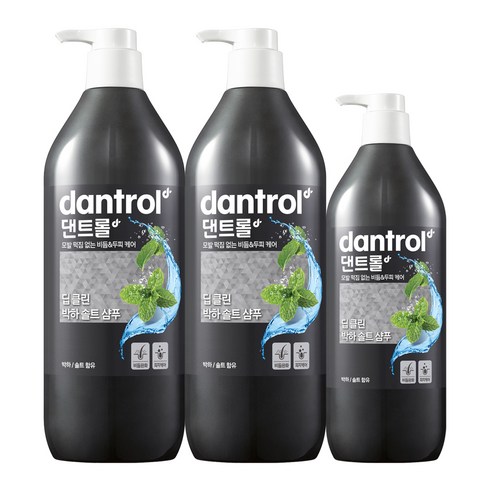 댄트롤 딥 클린 프레쉬 샴푸 820ml x 2p + 530ml, 1세트