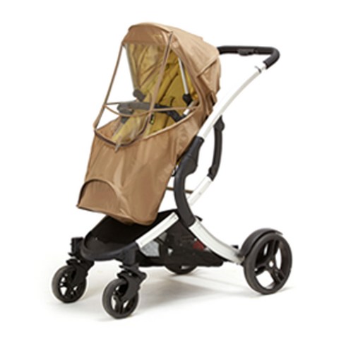 맘네스트 디럭스 유모차 범용 사계절 방풍커버 S타입, 베이지, 1개