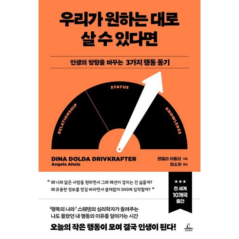 우리가 원하는 대로 살 수 있다면:인생의 방향을 바꾸는 3가지 행동 동기, 청림출판, 앤절라 아홀라