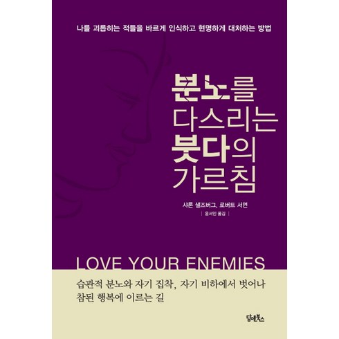 분노를 다스리는 붓다의 가르침:나를 괴롭히는 적들을 바르게 인식하고 현명하게 대처하는 방법, 담앤북스