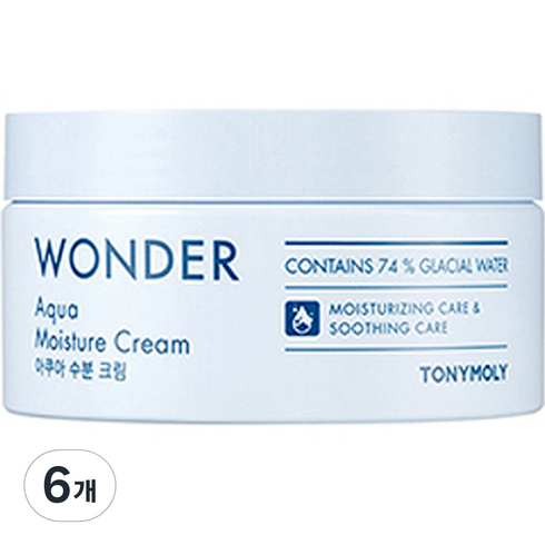 토니모리 원더 아쿠아 수분크림, 300ml, 6개