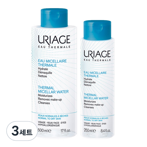 유리아쥬클렌징워터 - 유리아쥬 미셀라 클렌징 워터 500ml + 250ml 세트, 3세트