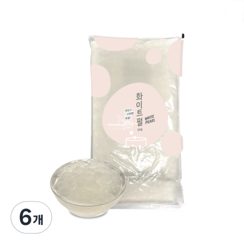 화이트펄, 1kg, 1개입, 6개