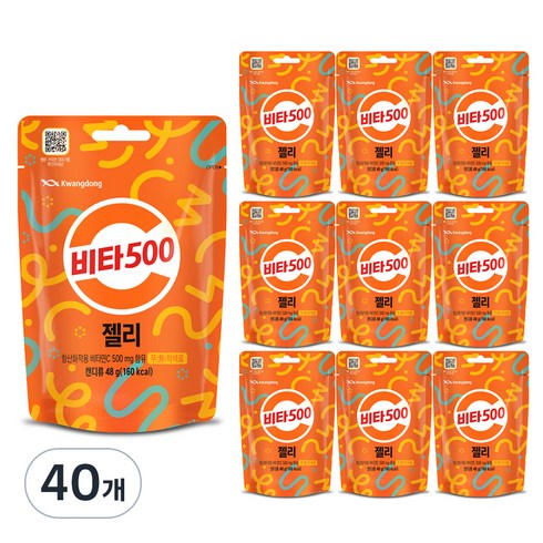 광동 비타500 젤리, 48g, 40개