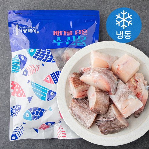 아귀 - 사랑해어 손질 절단 아귀 (냉동), 1kg, 1개
