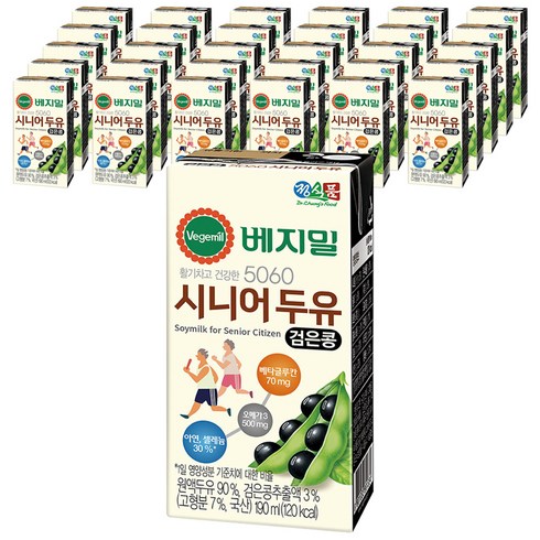 베지밀 - 베지밀 5060 시니어 두유, 190ml, 80개